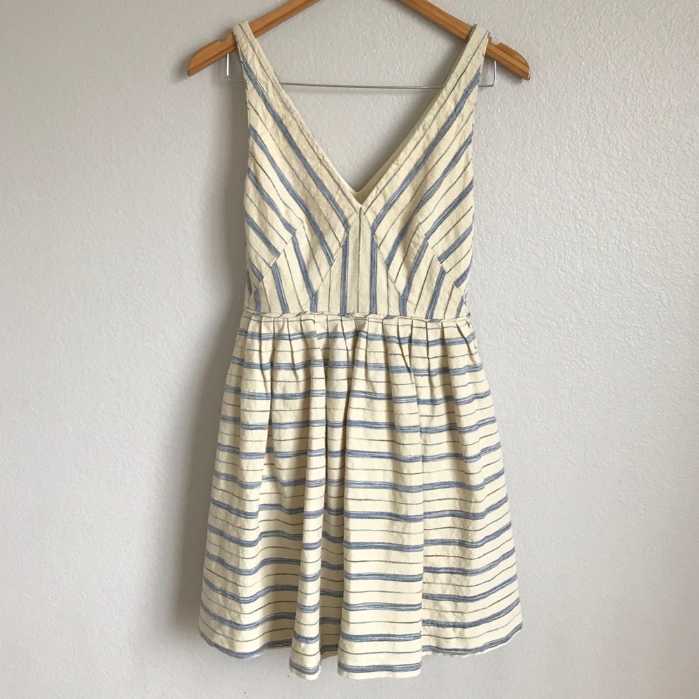 J. Crew cream dress.
